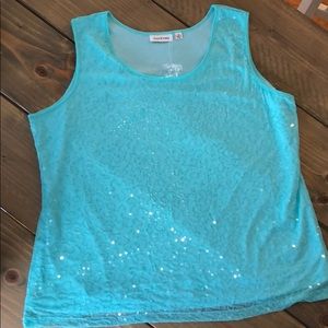 Brand new Joan Rivers Sequin Top